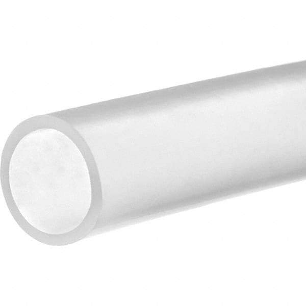 Value Collection - 1" ID x 1-1/4" OD, 10' Long, Silicone (3A) Tube - Clear, 40 Max psi, -120 to 480°F - Makers Industrial Supply