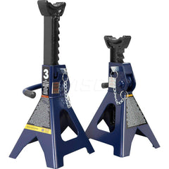 TCE - Jack Stands & Tripods; Jack Stand Type: Double Locking Jack Stand ; Load Capacity (Lb.): 6000.000 ; Load Capacity (Ton): 3 (Inch); Minimum Height (Inch): 11-1/4 ; Maximum Height (Inch): 16-3/4 ; Additional Information: Removable Locking Support Pin - Exact Industrial Supply