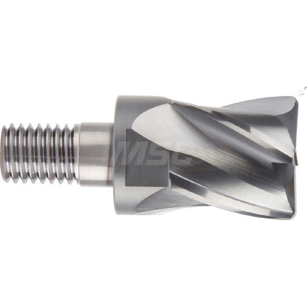 YG-1 - Corner Radius & Corner Chamfer End Mill Heads; Mill Diameter (Inch): 3/4 ; Mill Diameter (Decimal Inch): 0.7500 ; End Type: Corner Radius ; Corner Radius (Decimal Inch): 0.0800 ; Number of Flutes: 4 ; Material: Carbide - Exact Industrial Supply