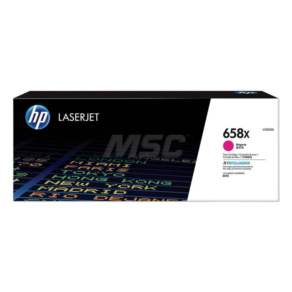 Hewlett-Packard - Office Machine Supplies & Accessories; Office Machine/Equipment Accessory Type: Toner Cartridge ; For Use With: HP Color Laserjet Enterprise M751n (T3U43A#BGJ); M751dn (T3U44A#BGJ) ; Color: Magenta - Exact Industrial Supply