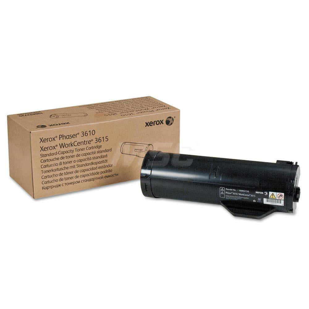 Xerox - Office Machine Supplies & Accessories; Office Machine/Equipment Accessory Type: Toner Cartridge ; For Use With: Phaser 3610; WorkCentre 3615 ; Color: Black - Exact Industrial Supply