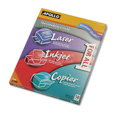 ACCO - Transparency Films & Sleeves; Audio Visual Conference Accessory Type: Transparency Sleeves ; For Use With: Laser; Inkjet Copiers & Printers ; Detailed Product Decription: Create & present crisp charts, graphs & spreadsheets using your copier or pr - Exact Industrial Supply