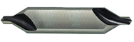 2.5mm x 50mm OAL 60° HSS Center Drill with Flat-Bright Form A - Makers Industrial Supply