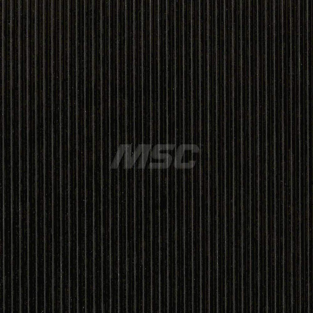 M + A Matting - Switchboard Matting; Specification Type: ANSI/ASTM Type II Class 2 ; Thickness (Inch): 1/4 ; Width (Feet): 2.00 ; Length (Feet): 75.000 ; Surface Pattern: Corrugated ; Color: Black - Exact Industrial Supply