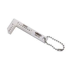 Insize USA LLC - Chamfer Gages; Type: External; Internal ; Minimum Measurement (Inch): 1/32 ; Maximum Measurement (Inch): 1 ; Accuracy (Decimal Inch): 0.010000 ; Graduation (mm): Feet/Inches ; Graduation (Decimal Inch): 1/32 - Exact Industrial Supply