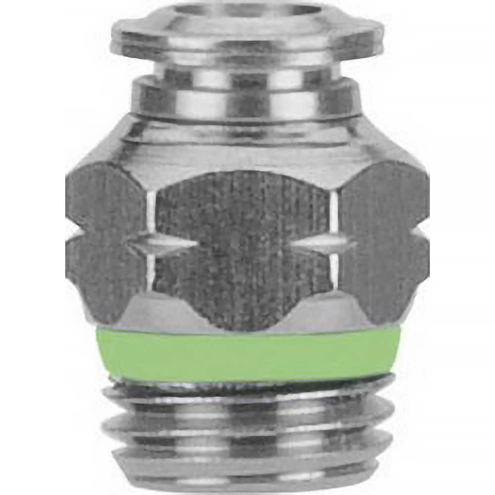 Aignep USA - Metal Push-To-Connect Tube Fittings; Type: Male Connector ; Tube Outside Diameter (mm): 12 ; Maximum Working Pressure: 290.000 ; Connection Style: Push to Connect ; Connection Type: Push to Connect ; Material: 316L Stainless Steel - Exact Industrial Supply