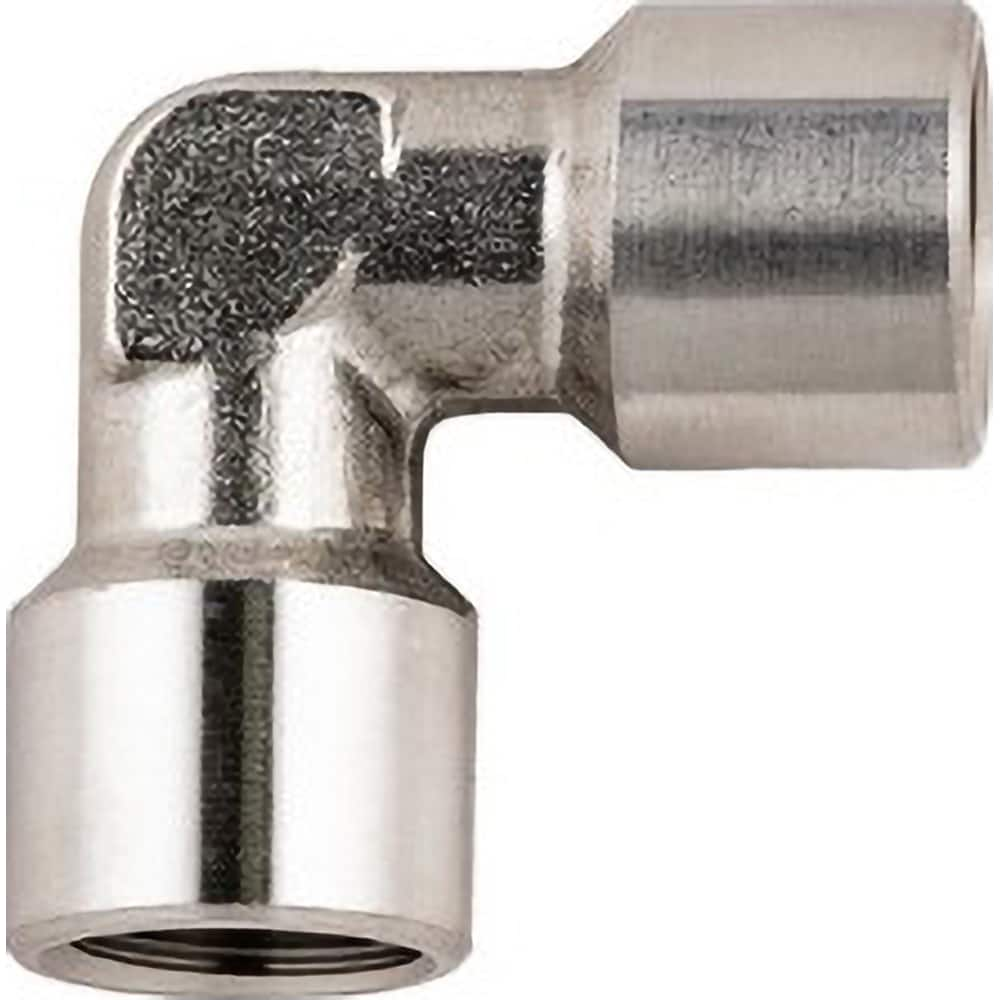 Aignep USA - Stainless Steel Pipe Fittings; Type: Female x Female Elbow ; Fitting Size: 1/2 ; End Connections: BSPP ; Material Grade: 316L Stainless Steel ; Pressure Rating (psi): 290 - Exact Industrial Supply