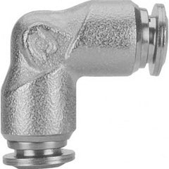 Aignep USA - Metal Push-To-Connect Tube Fittings; Type: Union Elbow ; Tube Outside Diameter (Inch): 1/2 ; Maximum Working Pressure: 290.000 ; Connection Style: Push to Connect ; Connection Type: Push to Connect ; Material: 316L Stainless Steel - Exact Industrial Supply