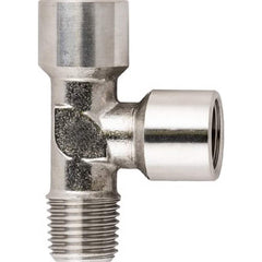 Aignep USA - Stainless Steel Pipe Fittings; Type: Female ; Fitting Size: 1/2 ; End Connections: BSPT x BSPP ; Material Grade: 316L Stainless Steel ; Pressure Rating (psi): 290 - Exact Industrial Supply