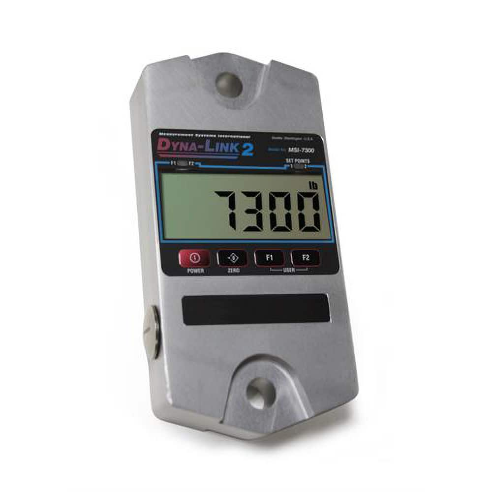 MSI - 25,000 Lb (12,500 Kg) 6-Digit LCD Crane Dynamometer - Exact Industrial Supply