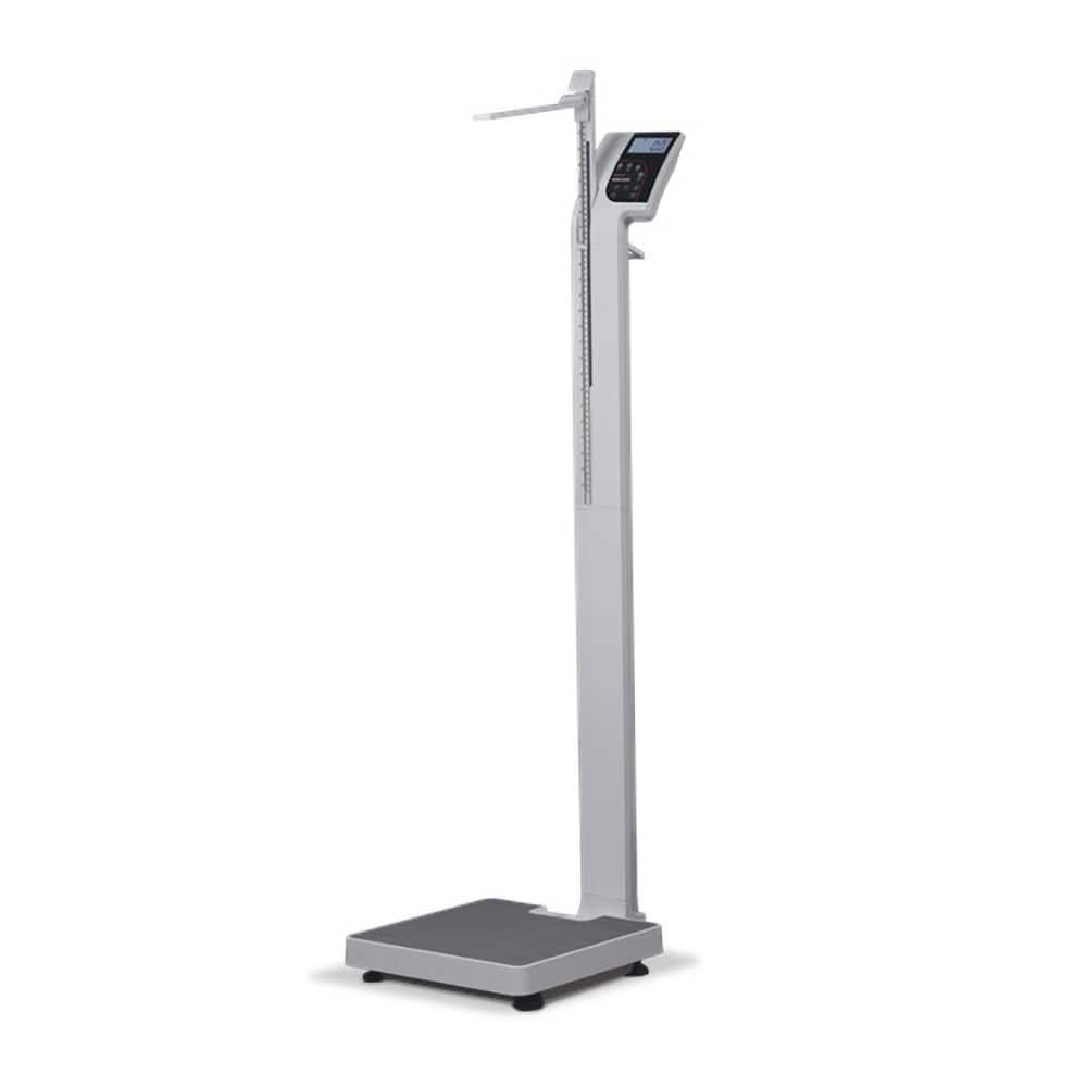 Rice Lake Weighing Systems - 550 Lb (250 Kg) Physician Scale with 5-Digit LCD Display - Exact Industrial Supply