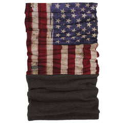 Ergodyne - Hats, Headbands & Bandanas; Garment Style: Gaiter ; Garment Type: Washable ; Garment Color: Red; White; Blue ; Garment Size: Universal ; Garment Material: Polyester; Fleece ; Color Pattern: Flag - Exact Industrial Supply