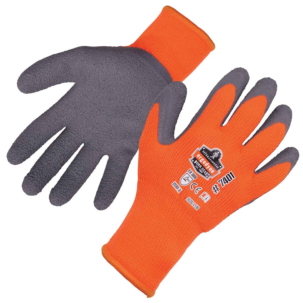 Ergodyne - Work & General Purpose Gloves; Material Type: Acrylic Fleece ; Application: Material Handling; Construction ; Coated Area: Palm ; Women's Size: 2X-Large ; Men's Size: 2X-Large ; Hand: Pair - Exact Industrial Supply