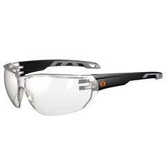 Ergodyne - Safety Glasses; Type: Safety ; Lens Color Family: Indoor/Outdoor ; Lens Color: Indoor/Outdoor ; Lens Coating: Scratch Resistant ; Frame Style: Frameless ; Metal Frame: No - Exact Industrial Supply