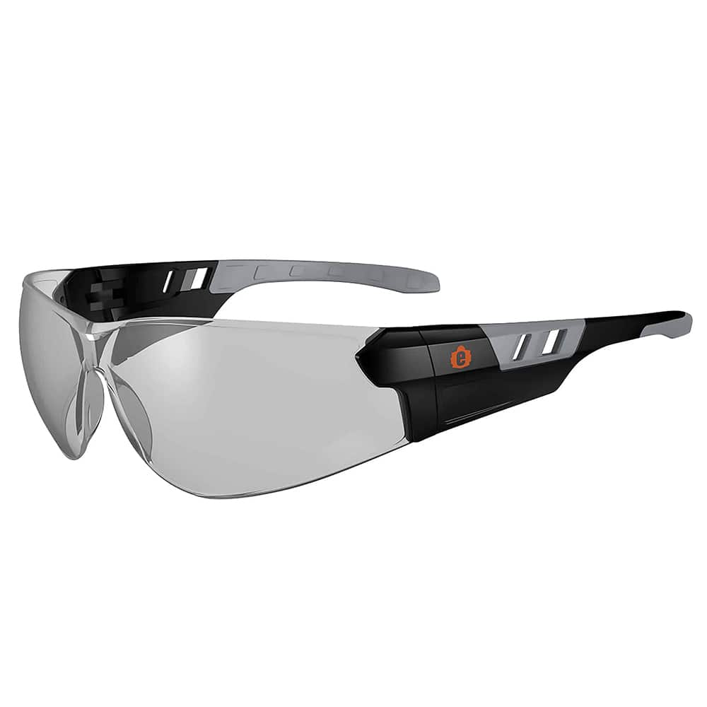 Ergodyne - Safety Glasses; Type: Safety ; Lens Color Family: Indoor/Outdoor ; Lens Color: Indoor/Outdoor ; Lens Coating: Anti-Fog; Scratch Resistant ; Frame Style: Frameless ; Metal Frame: No - Exact Industrial Supply