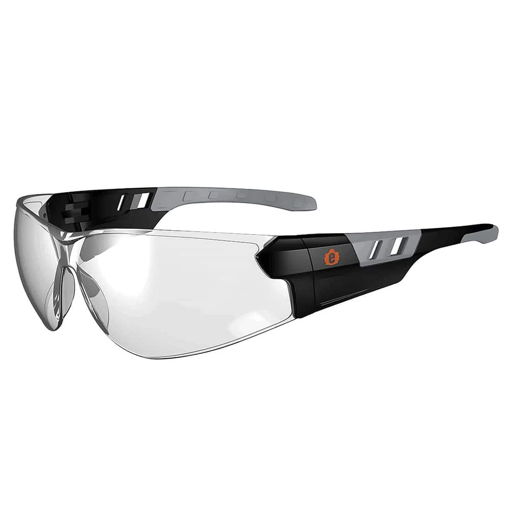 Ergodyne - Safety Glasses; Type: Safety ; Lens Color Family: Indoor/Outdoor ; Lens Color: Indoor/Outdoor ; Lens Coating: Scratch Resistant ; Frame Style: Frameless ; Metal Frame: No - Exact Industrial Supply