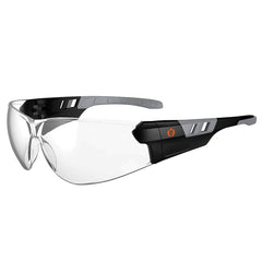 Ergodyne - Safety Glasses; Type: Safety ; Lens Color Family: Clear ; Lens Color: Clear ; Lens Coating: Anti-Fog; Scratch Resistant ; Frame Style: Frameless ; Metal Frame: No - Exact Industrial Supply