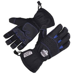 Ergodyne - Work & General Purpose Gloves; Material Type: Thinsulate ; Application: Cold Storage; Refrigeration; Mining; Freezer Work; Service Tech Work; Construction ; Coated Area: Palm & Fingertips ; Women's Size: Large ; Men's Size: Large ; Hand: Pair - Exact Industrial Supply