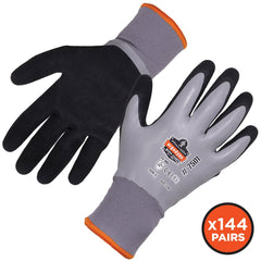 Ergodyne - Work & General Purpose Gloves; Material Type: Polyester ; Application: Material Handling; Construction ; Coated Area: Fully Coated ; Women's Size: Medium ; Men's Size: Medium ; Hand: Pair - Exact Industrial Supply