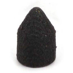 Superior Abrasives - Cones & Plugs; Maximum Diameter (Inch): 3/8 ; Abrasive Material: Aluminum Oxide ; Grit: 150 ; Wheel Type Number Code: 17 ; Arbor Hole Thread Size: 5/8 ; Shape: Cone - Exact Industrial Supply