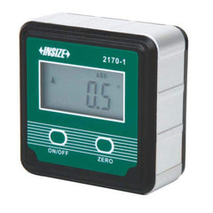 Insize USA LLC - Inclinometers; Operation Type: Electronic ; Inclinometer Type: Digital Level ; Minimum Measurement (Degrees): 0.00 ; Maximum Measurement (Degrees): 90.00 ; Dial Graduation (Minutes): 0.10 ; Measuring Face Type: Flat - Exact Industrial Supply