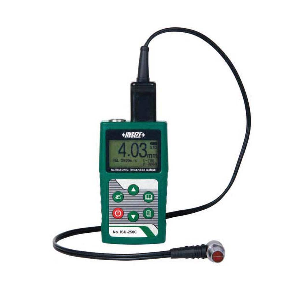 Insize USA LLC - Electronic Thickness Gages; Minimum Measurement (mm): 0.80 ; Minimum Measurement (Decimal Inch): 0.0300 ; Maximum Measurement (Inch): 11.8100 ; Maximum Measurement (Decimal Inch): 11.8100 ; Maximum Measurement (mm): 300.00 ; Resolution ( - Exact Industrial Supply