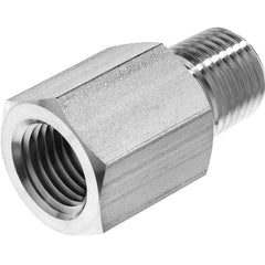 USA Sealing - Stainless Steel Pipe Fittings; Type: Adapter ; Fitting Size: 1/2 x 1/2 ; End Connections: FNPT x MBSPT ; Material Grade: 316 ; Pressure Rating (psi): 4900 - Exact Industrial Supply