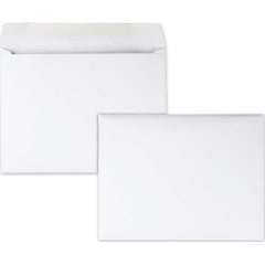 Quality Park - Mailers, Sheets & Envelopes; Type: Open-Side Booklet Envelope ; Style: Gummed Flap ; Width (Inch): 12 ; Length (Inch): 9 ; Box Quantity: 100 ; Size: 9 x 12 - Exact Industrial Supply