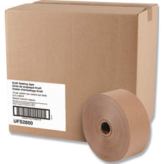 GEN - Packing Tape; Tape Type: Sealing ; Color: Brown ; Adhesive Material: Water Activated ; Width (Inch): 3 ; Length: 600' ; Material Type: Kraft Paper - Exact Industrial Supply