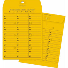 Quality Park - Mailers, Sheets & Envelopes; Type: Inter-Department Envelopes ; Style: Self Adhesive ; Width (Inch): 13 ; Length (Inch): 10 ; Box Quantity: 100 ; Size: 10 x 13 - Exact Industrial Supply