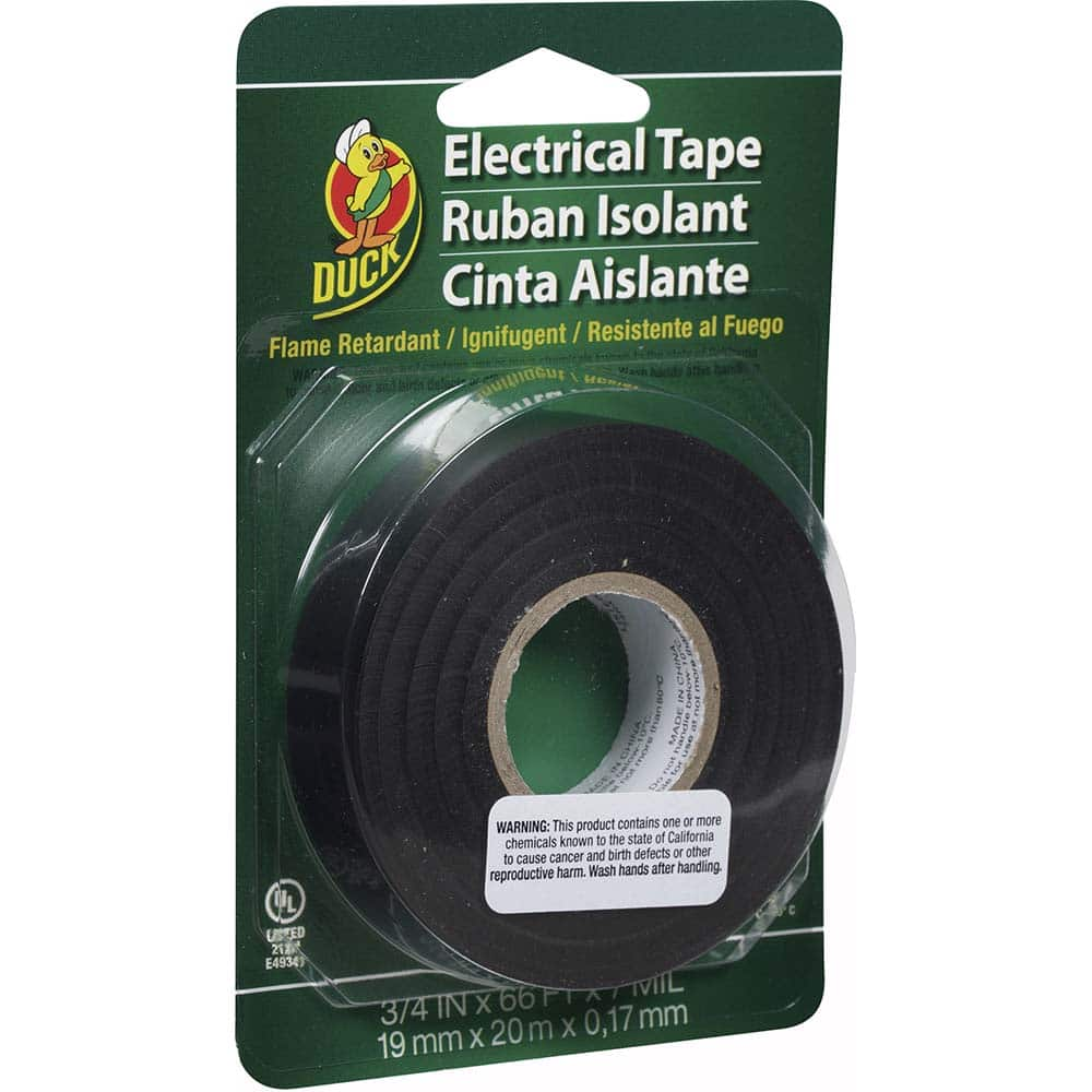 Duck - Electrical Tape; Width (Inch): 3/4 ; Length Range: 12 yd. - Exact Industrial Supply