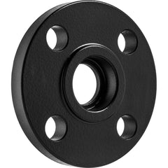 USA Sealing - Black & Galvanized Flanges; Style: Socket Weld ; Pipe Size: 6 (Inch); Outside Diameter (Inch): 11 ; Distance Across Bolt Hole Centers: 9-1/2 (Inch); Pressure Rating (psi): 150 ; Number of Holes: 8.000 - Exact Industrial Supply