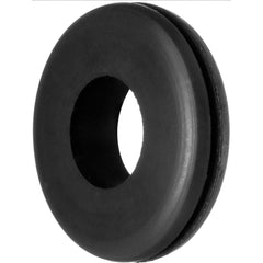 USA Sealing - Grommets; Type: General-Purpose Push-In Grommet ; Outside Diameter (Inch): 7/16 ; Overall Thickness (Decimal Inch): 1/4 ; Inside Diameter Inch: 3/16 (Inch); Material: SBR Rubber ; Type: General-Purpose Push-In Grommet - Exact Industrial Supply