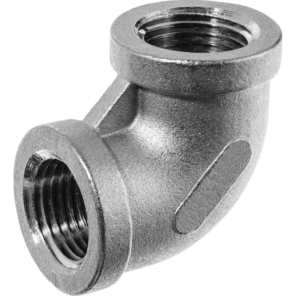 USA Sealing - Stainless Steel Pipe Fittings; Type: Elbow ; Fitting Size: 2 x 2 ; End Connections: FBSPP x FBSPP ; Material Grade: 316 ; Pressure Rating (psi): 150 - Exact Industrial Supply