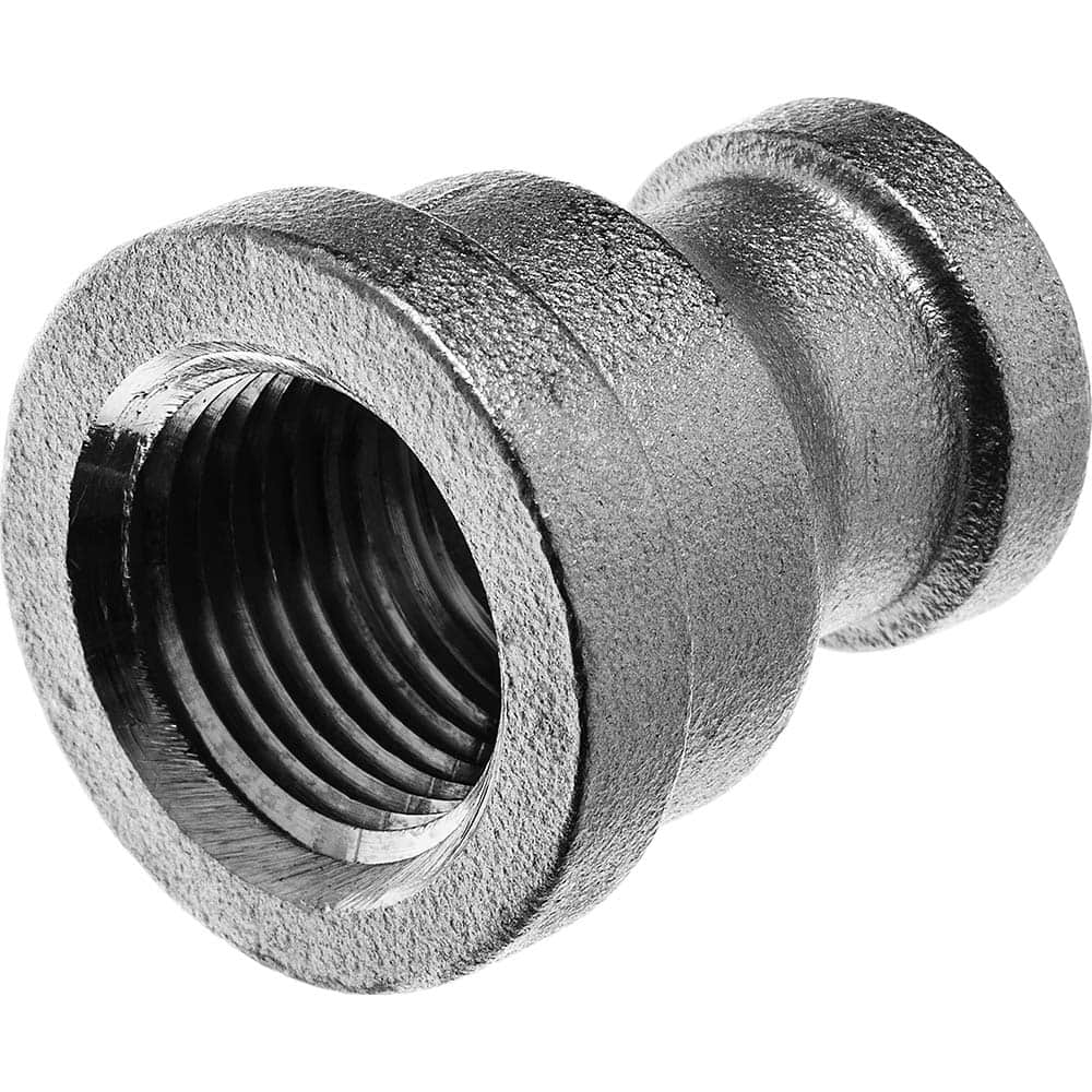 USA Sealing - Stainless Steel Pipe Fittings; Type: Reducing Coupling ; Fitting Size: 1-1/2 x 1-1/4 ; End Connections: FBSPT x FBSPT ; Material Grade: 316 ; Pressure Rating (psi): 150 - Exact Industrial Supply