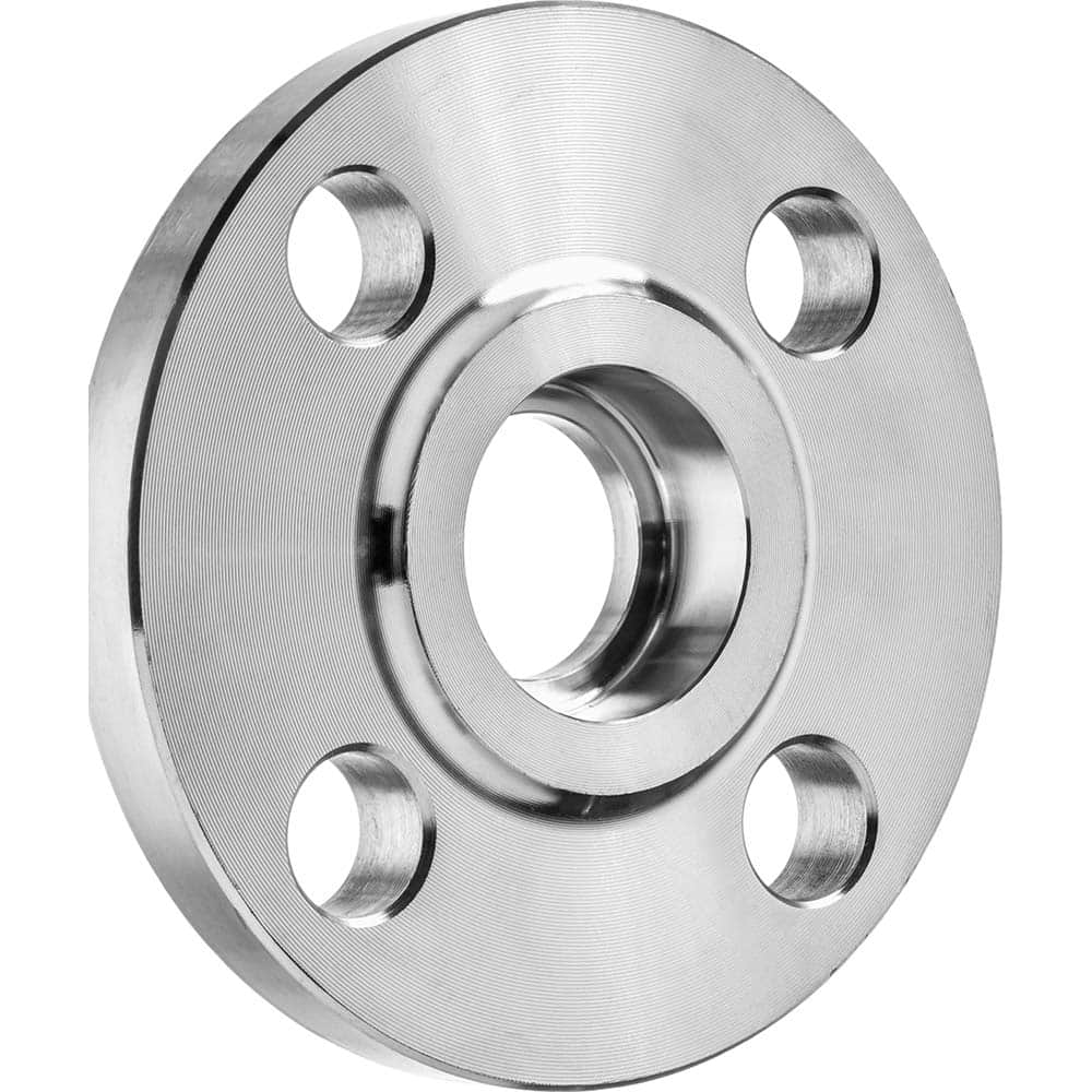 USA Sealing - Stainless Steel Pipe Flanges; Style: Socket-Connect ; Pipe Size: 2 (Inch); Outside Diameter (Inch): 8-1/2 ; Material Grade: 316 ; Distance Across Bolt Hole Centers: 6-1/2 (Inch); Number of Bolt Holes: 8.000 - Exact Industrial Supply