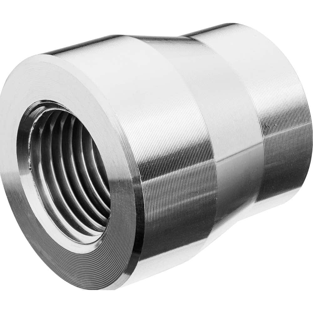 USA Sealing - Aluminum Pipe Fittings; Type: Reducing Coupling ; Fitting Size: 3/4 x 1/4 ; End Connections: FNPT x FNPT ; Material Grade: Class 150 ; Pressure Rating (psi): 150 - Exact Industrial Supply