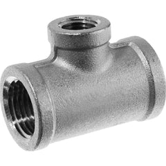 USA Sealing - Aluminum Pipe Fittings; Type: Reducer Branch Tee ; Fitting Size: 1-1/2 x 1-1/2 x 1/2 ; End Connections: FNPT x FNPT x MNPT ; Material Grade: Class 150 ; Pressure Rating (psi): 150 - Exact Industrial Supply