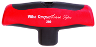 TorqueVario Adjustable Torque Control T-handle 44.3 - 123.9 In/lbs. 5-14Nm. Adjustable 5-14 Newton Meters. High Torque Soft Grips for Comfortable Torque Control. Soft Ergo Grips; Replaceable Blades - Makers Industrial Supply