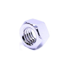 Hex Nut: Grade 316 Stainless Steel, NL-19 Finish Right Hand Thread, 11/16″ Across Flats, 2B, ANSI B18.2.2