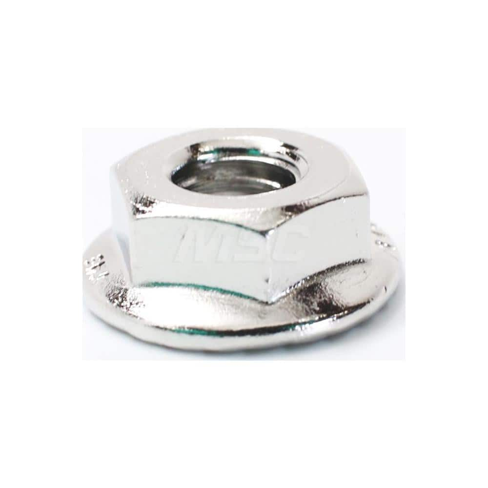 Flange Nuts; Nut Type: Flange Nut; Material: Stainless Steel; Thread Size: #6-32; Flange Diameter (Decimal Inch): 0.3120; Flange Height (Decimal Inch): 0.1710; Flange Height: 0.1710; Nut Height (Decimal Inch): 0.1710; Material Grade: 316; Thread Direction