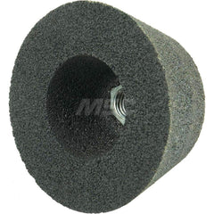 Tool & Cutting Grinding Wheel: 4″ Dia, 3/4″ Width, 16 Grit, Q Hardness, Type 11 Silicon Carbide, Medium, 9,070 Max RPM