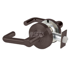 Lever Locksets; Type: Cylindrical Lock; Key Type: Keyless; Strike Type: Curved Lip Strike; Finish/Coating: Oil Rubbed Bronze; Material: Metal; Material: Metal; Door Thickness: 1.75 in; Backset: 2.75 in; Cylinder Type: No Keyway; Minimum Order Quantity: Me