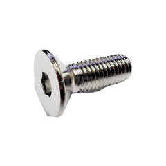 Flat Socket Cap Screw: 3/8-16 x 1″ Long, 18-8 Stainless Steel, NL-19 Finish Hex Socket