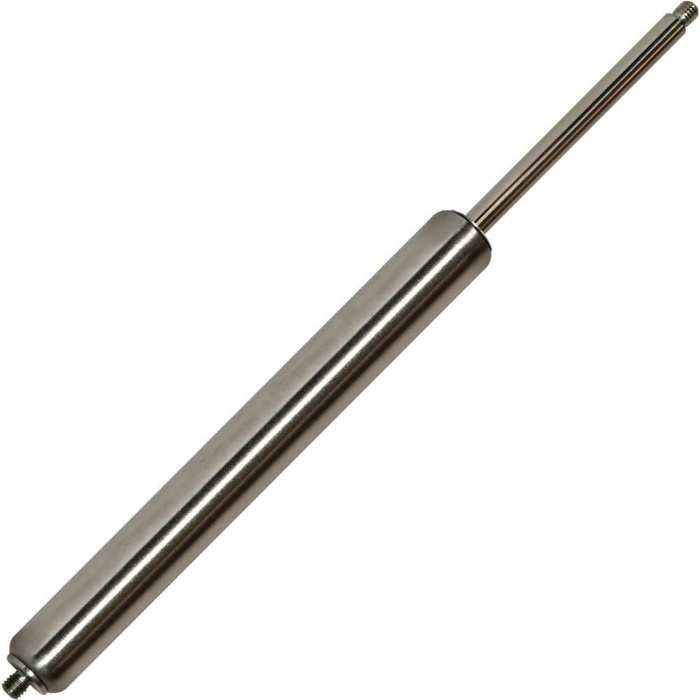 Hydraulic Dampers & Gas Springs; Fitting Type: None; Material: Stainless Steel; Extended Length: 34.00; Load Capacity: 1000 N; 225 lb; Rod Diameter (Decimal Inch): 8 mm; Tube Diameter: 19.000; End Fitting Connection: Threaded End; Compressed Length: 452 m