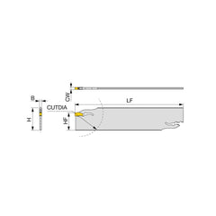 Indexable Cut-Off Blades; End Type: Double; Hand: Neutral; Blade Height (Decimal Inch): 1.2600; Blade Width (Decimal Inch): 0.0940; Blade Overall Length (Decimal Inch): 5.9055; Blade Style: QSP; Compatible Insert Style: QGM; Compatible Insert Size Code: 3