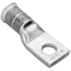 Burndy - Ring Terminals; Terminal Type: Rectangle ; Insulation Type: NonInsulated ; Connection Type: Compression ; Compatible Wire Size (AWG): 5 (Strand); 6 (Flex) ; Stud Size (Inch): 1/4 ; Color: Blue - Exact Industrial Supply