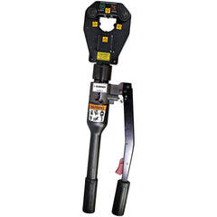 Burndy - Power Crimpers; Crimping Force (Lb.): 12000 ; Crimping Capacity (Wire): 8 AWG-1000 kcmil Copper; 8 AWG-750 kcmil Aluminum; 8 AWG-777.7 kcmil Copper Flex - Exact Industrial Supply