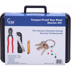 Key Systems - Key Control; Type: Key Ring Starter Kit ; Number of Keys: 0 ; Color: Black ; Height (Inch): 12 ; Width (Inch): 16 ; Depth (Inch): 4 - Exact Industrial Supply