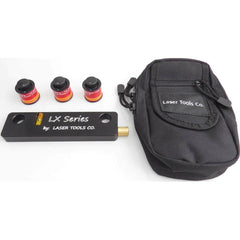 Laser Tools Co. - Level Kits; Level Kit Type: Sheave Alignment System ; Maximum Measuring Range (Feet): 50 ; Beam Color: Red ; Contents: Includes: RLX85 Sheave Alignment Laser with 120mW Red Laser Diode, 3-AP85MT-Red ColorGage Magnetic Targets and AP43 F - Exact Industrial Supply